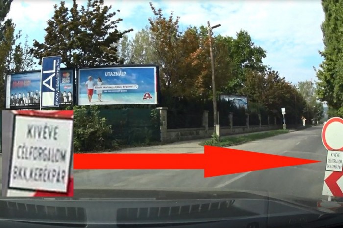 Kegyetlenül büntetnek a Dagálynál 7 | Vezess A második táblán is ott a célforgalom