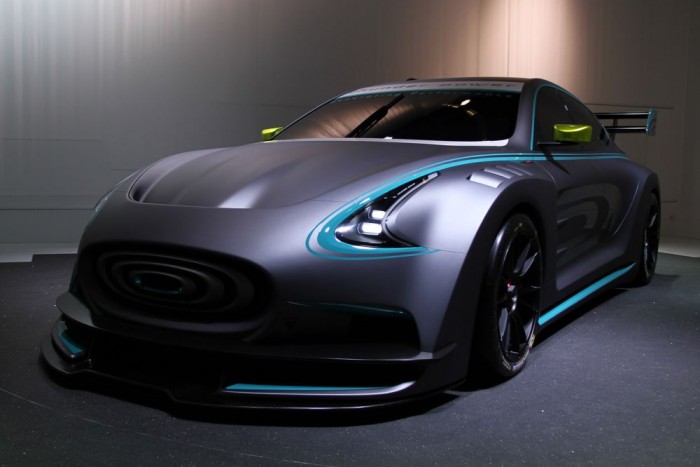 Tajvani-német koprodukciós Tesla-gyilkos 7 | Vezess Az elektromos szedán pályaautós tanulmány-változata