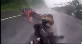 Halálos veszélyben is párját védte a motoros férfi