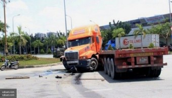 Brutális baleset Vietnamban