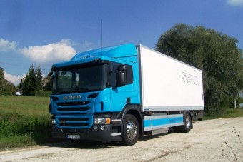 Gázos teherautó az egykori bringagyártótól