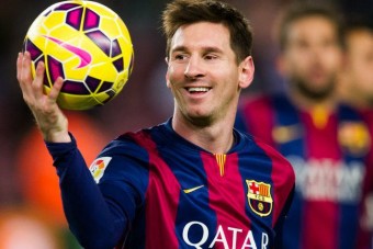 Az isteni Messi kisautót reklámoz