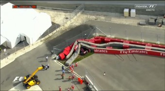 F1: Brutális balesetet szenvedett az újonc