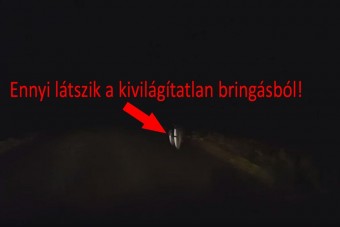 Tanulságos videó a sötét bringásokról