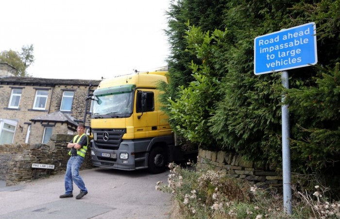 Eltévedt magyar kamionoson röhögnek Angliában 4