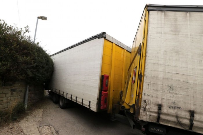 Eltévedt magyar kamionoson röhögnek Angliában 5