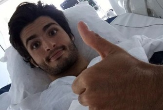 F1-baleset: Lelépett a kórházból Sainz