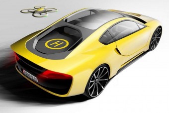 Svájci robotautó saját leszállópályával