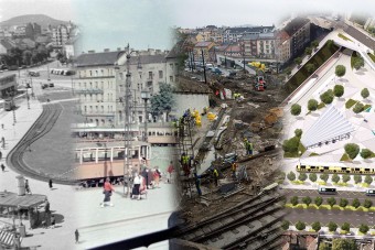 Sártengerben úszik a Széll Kálmán tér, de mi volt 64 éve a helyén?