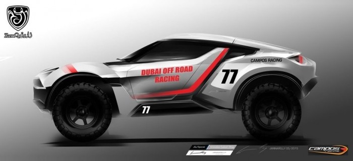 Sivatagi versenyautó 4