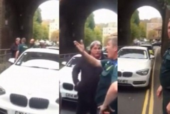 Hiába kérték, nem engedte el a mentőt a brit BMW-s