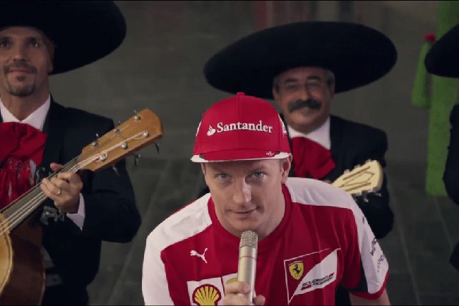 F1: Zseniális ferraris videó Kimivel és Vettellel