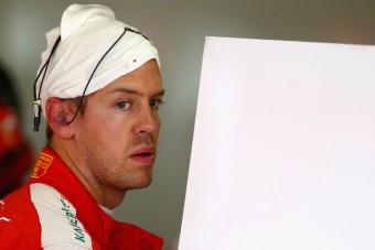 F1: Vettel poénkodott a szabadedzések után