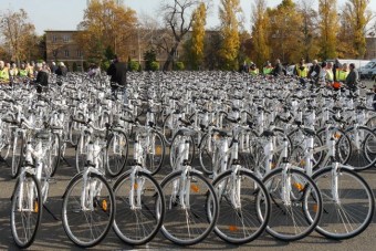 Kerékpárokat kaptak ajándékba a polgárőrök