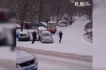 Ezen a videón már kegyetlen arcát mutatja a tél