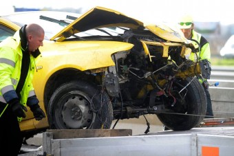 Durva baleset - lezárták a 8-as utat