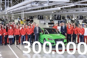 Amerikába megy a háromszázezredik győri Audi