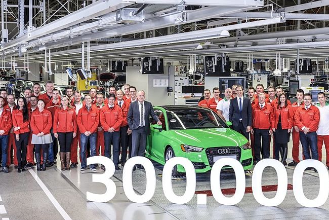 Amerikába megy a háromszázezredik győri Audi