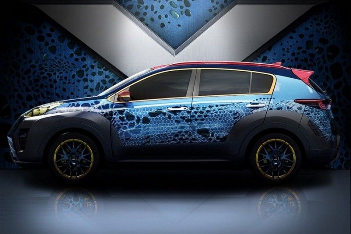 Különleges szolgálati autó X-Menéknek a Kiától 7 | Vezess Jövőre jön az új X-Men mozi is, az új Sportage is: a Kiánál összehozták a kettőt egy demóautóba