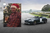 David Beckham karácsonyra egy nyitott brit szupersportautóval lepte meg magát - egy F-Type Project 7-tel