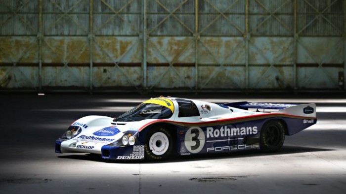1982 Porsche 956 – 10,1 millió dollár - 2,87 milliárd forint. Egy vérbeli versenyautó, amely 1983-ban a 24 órás Le Mans-i versenyt is megnyerte. Összesen 10 darab készült ebből a Porschéból. 