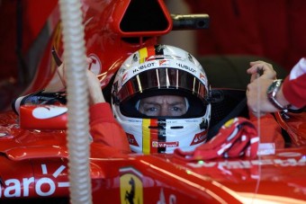 F1: Vettel máris elkezdte a tesztelést a Ferrarival