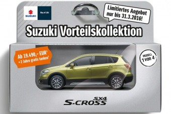 2 évnyi ingyen benzin a német Suzuki-vásárlóknak