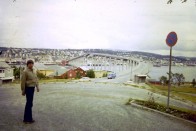 Norvégia, híd amelyen átautóztunk Tromsö városába