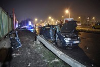 Fotókon a Budafoki úton történt súlyos taxis baleset 6