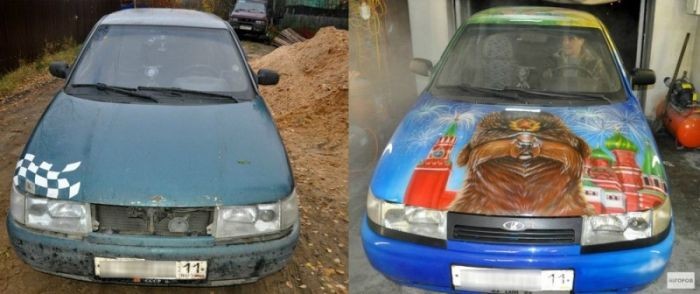 Bánatos Obama és kacsintó Putyin egy őrült Ladán 6