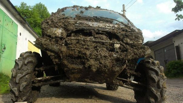 Az ukránok egy Smartból is képesek gyilkos terepjárót építeni 4 Az ukránok egy Smartból is képesek gyilkos terepjárót építeni 4