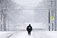 Fotókon az Amerikát gyötrő hóvihar 25