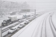 Fotókon az Amerikát gyötrő hóvihar 26