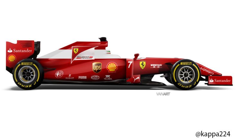 F1: Ilyen lesz a Ferrari új festése? 4