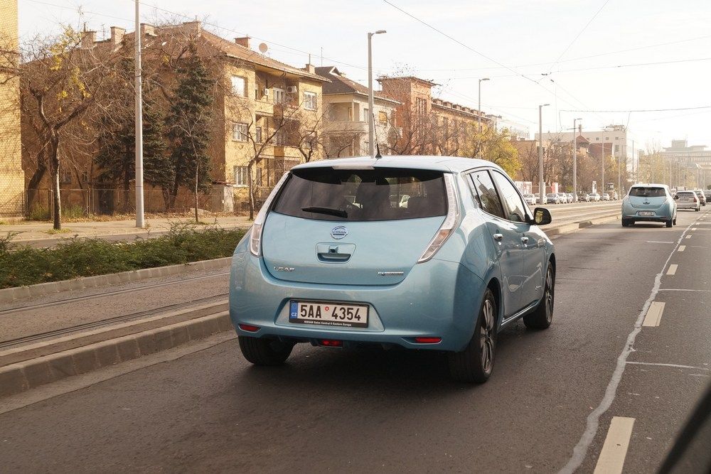 250 km-es elméleti hatótávú Leaf a budapesti forgalomban