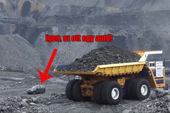 Nézd meló közben a világ legnagyobb dömperét