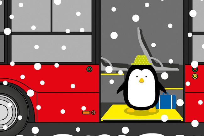 Cuki pingvinnel neveli utasait a BKK