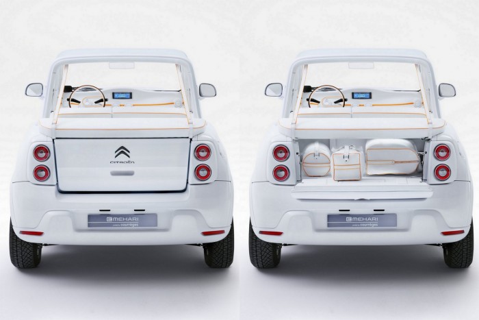 Kölyökálom luxuskivitelben 2 Citroen e-Mehari by Courreges Concept