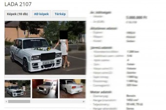 Ismét eladó a Madonna-Lada, 