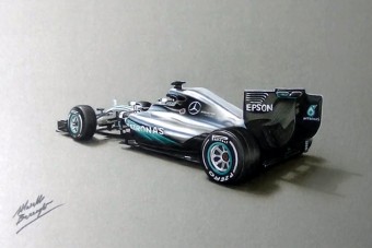 F1: A Mercedes rajzon leplezte le az új autót