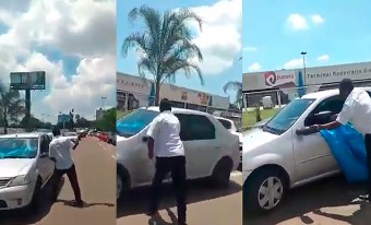 Kővel állt bosszút a parkolóba szorított autós