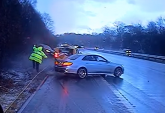 Ez a rendőr csak a szerencsének köszönheti az életét