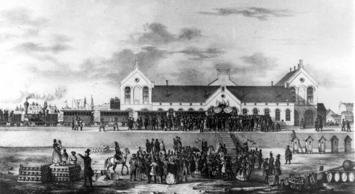 1848-ban vajon mivel járt, aki nem lovon járt? 2 | Vezess A Pest-Vác vasút megnyitóünnepsége 1846-ban