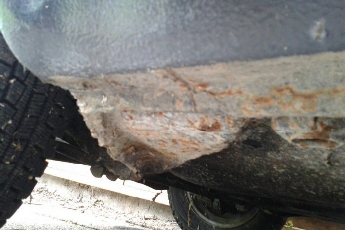 No, ez most mennyire rozsdás? Remélem nem nagyon...