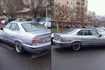 Így tréfálta meg néhány debreceni srác a BMW-s havert