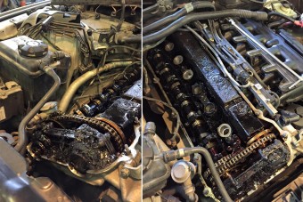 100 ezret ment a BMW olajcsere nélkül, fotókon a motor