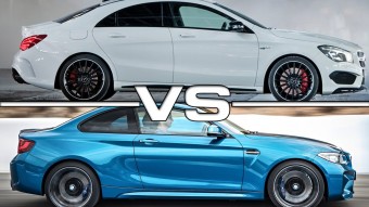 BMW M2 a Mercedes-AMG CLA 45 ellen pályán, melyik a gyorsabb?