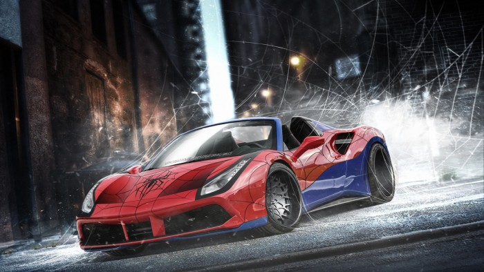 spiderman-ferrari-488-spider