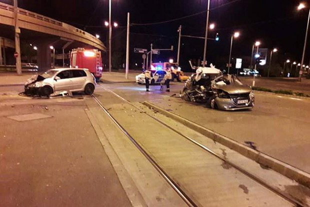 Halálos baleset történt Budapesten – fotó
