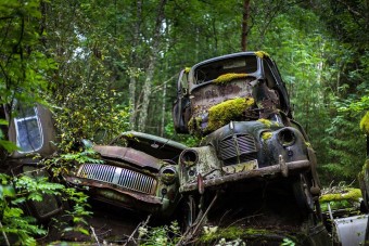 Ezer autó pihen a svéd temetőben